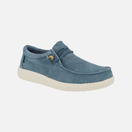 WP150 Washed Wallabi Sneakers With Elastic Laces