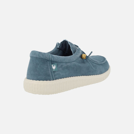 WP150 Washed Wallabi Sneakers With Elastic Laces