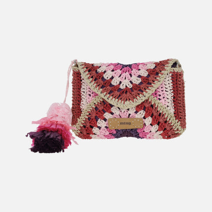 Dari crossbody Bags with flap and tassel ornament