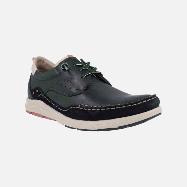 Zapatos de piel Kai con cordones elásticos