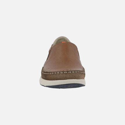 Comfort moccasins with elastics for men