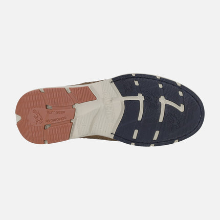 Comfort moccasins with elastics for men