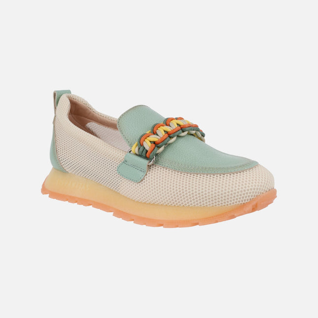 Multicolor sport moccasins Kansas Eucalyptus