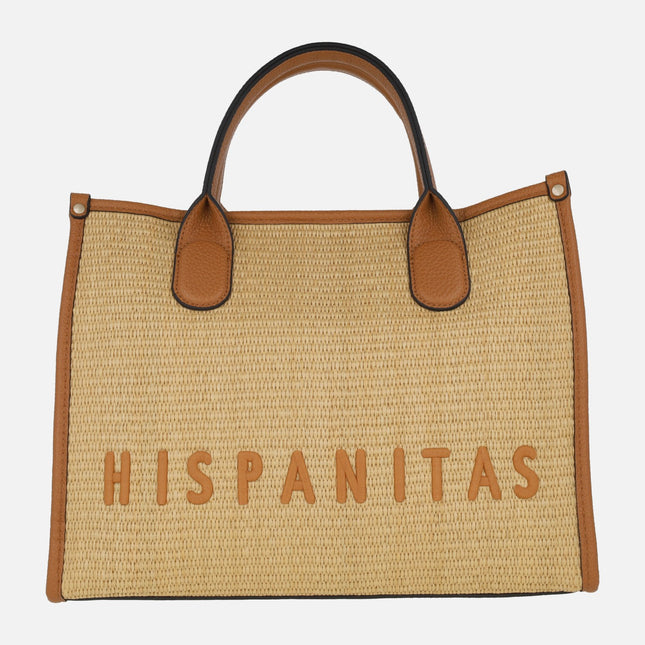 Bolsos Hispanitas multi posición en combinado natural