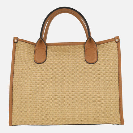 Bolsos Hispanitas multi posición en combinado natural