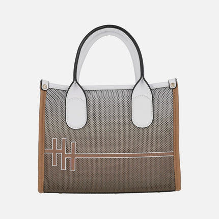 Hispanitas handbags in brown and white