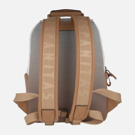 Hispanitas backpacks in combined brown and white