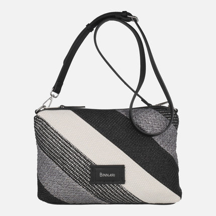 Narcea Crossbody Bags in raffia fabric