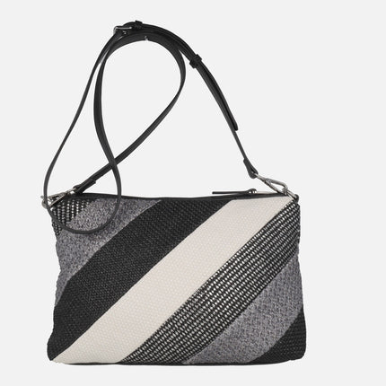 Narcea Crossbody Bags in raffia fabric