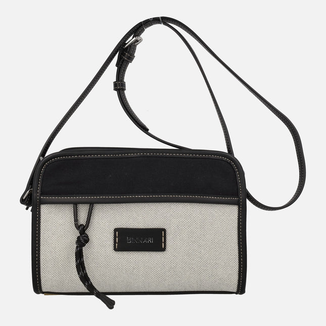 Bolsos bandolera en tejido bicolor Nervion