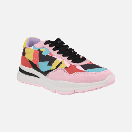 Multi color print sneakers Catherine by María Escoté