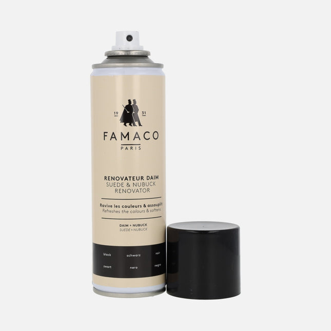 Color renovator spray for nobuck and suede leather