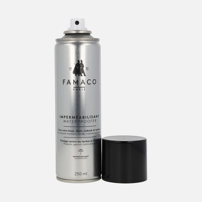 Colorless waterproofing spray