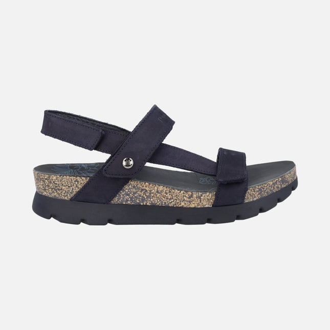 Sandalias de piel con cierre de velcros Selma