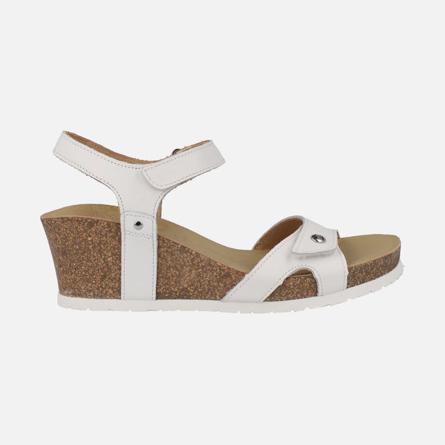 Sandalias con cuña y cierre de velcro Panama jack Julia Basics