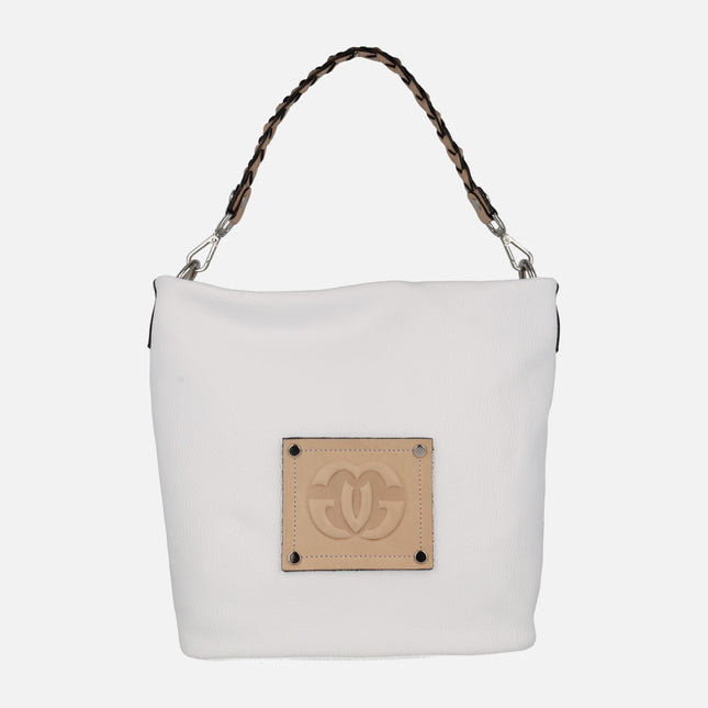 Bolsos de piel para hombro con asa bandolera incluída