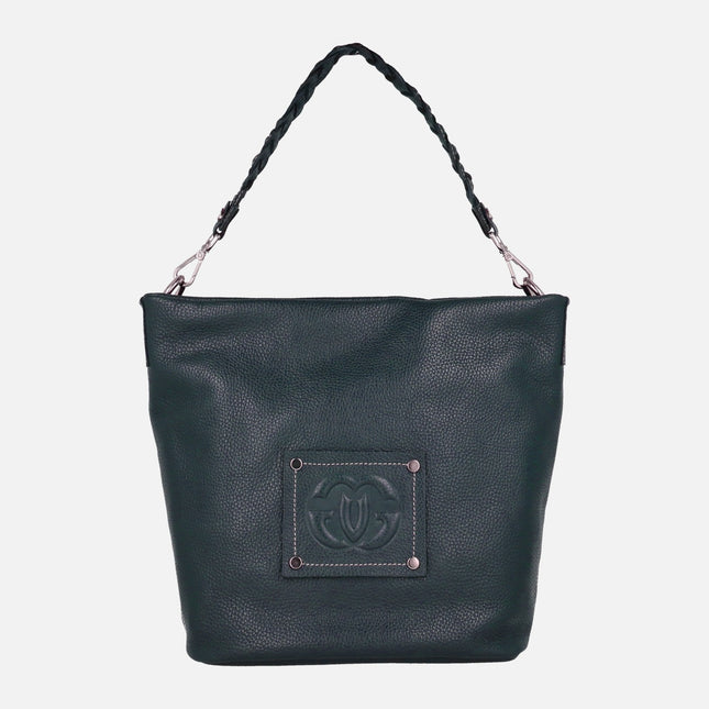 Bolsos de piel para hombro con asa bandolera incluída