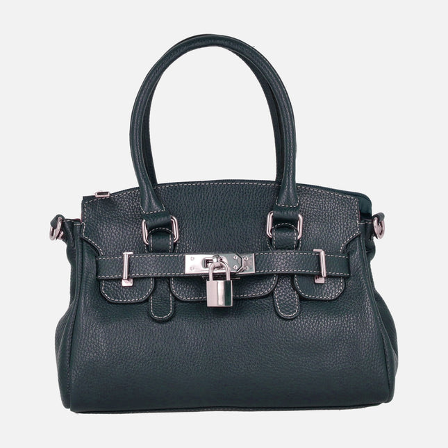 Bolsos de piel tipo hermés de tamaño pequeño con opción de bandolera