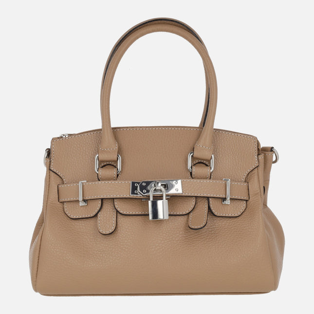 Bolsos de piel tipo hermés de tamaño pequeño con opción de bandolera