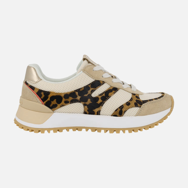 Zapatillas deportivas Madbury con detalles en animal print leopardo