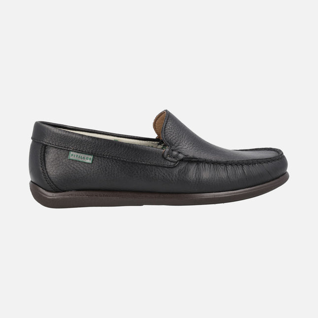 Zapatos mocasines de piel para hombre Pitillos