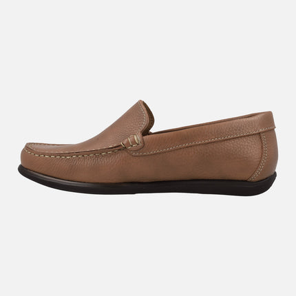 Zapatos mocasines de piel para hombre Pitillos