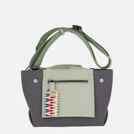 Bolsos bandolera Pepe moll en combinado gris - menta