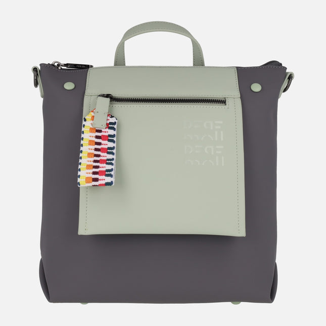 PEPE MOLL Backpack Bags in grey - mint combination