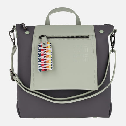 PEPE MOLL Backpack Bags in grey - mint combination