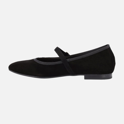 Nicolle mary jane style suede ballerinas