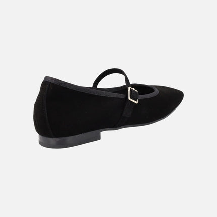 Nicolle mary jane style suede ballerinas