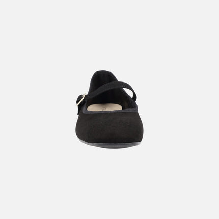 Nicolle mary jane style suede ballerinas