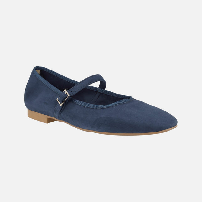 Nicolle mary jane style suede ballerinas