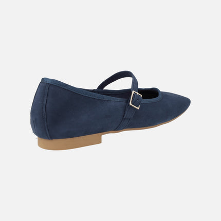 Nicolle mary jane style suede ballerinas