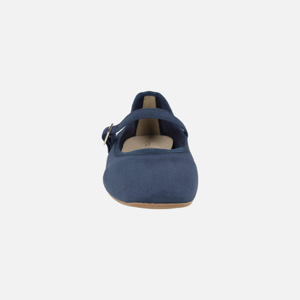 Nicolle mary jane style suede ballerinas