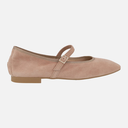 Nicolle mary jane style suede ballerinas