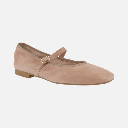 Nicolle mary jane style suede ballerinas