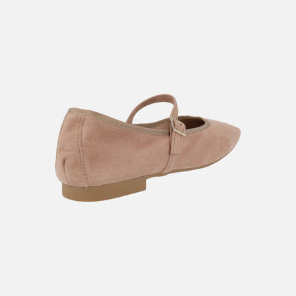 Nicolle mary jane style suede ballerinas