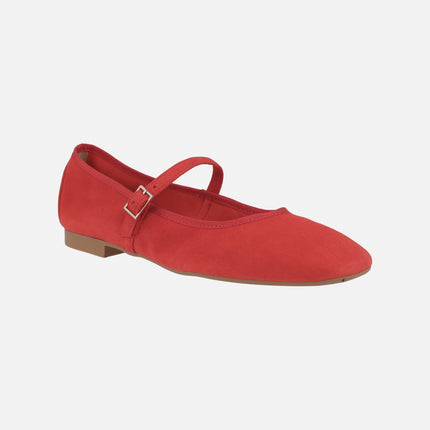 Nicolle mary jane style suede ballerinas