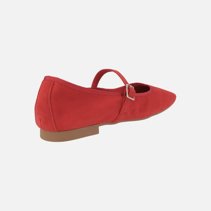 Nicolle mary jane style suede ballerinas