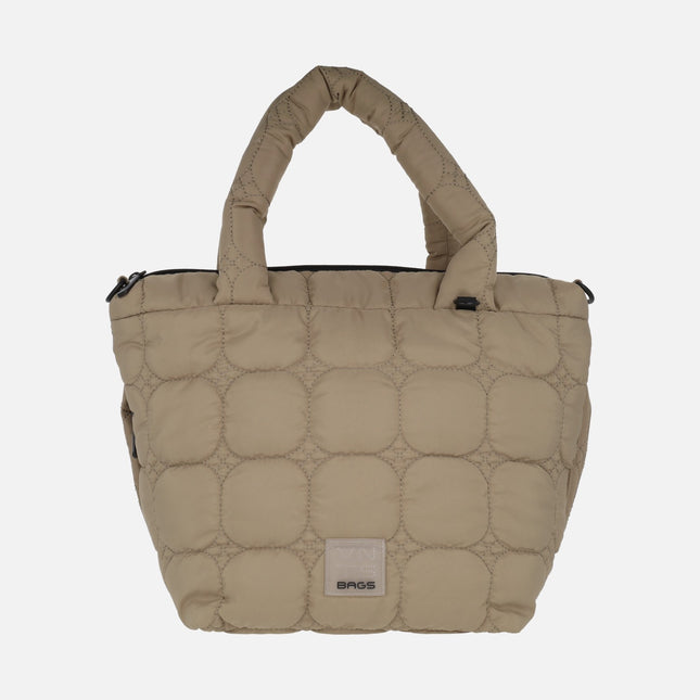 Bolsos multi posición en tejido acolchado con monedero