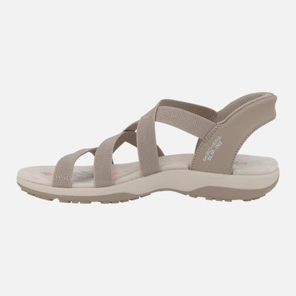 Sandalias de tiras elásticas Skechers Slip Ins Reggae Slim-Stretch Flex