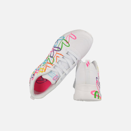 Zapatillas con corazones multicolor JGoldcrown Uno Lite Heart of hearts