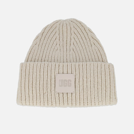 Gorros de punto para mujer UGG Chunky Rib Beanie W Logo