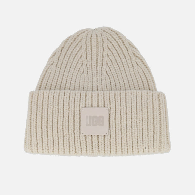 Gorros de punto para mujer UGG Chunky Rib Beanie W Logo