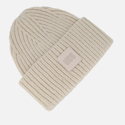 Gorros de punto para mujer UGG Chunky Rib Beanie W Logo