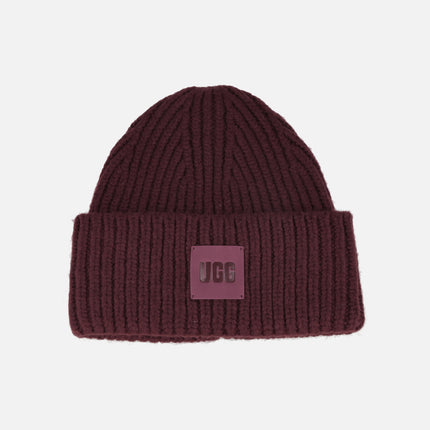 Gorros de punto para mujer UGG Chunky Rib Beanie W Logo