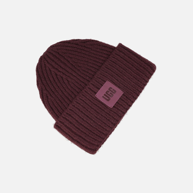 Gorros de punto para mujer UGG Chunky Rib Beanie W Logo