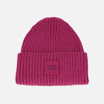 Gorros de punto para mujer UGG Chunky Rib Beanie W Logo