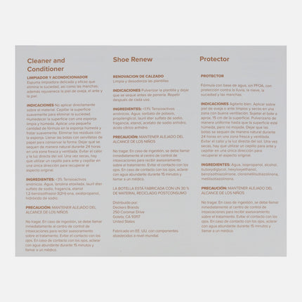 Kit de cuidado y limpieza de las UGG